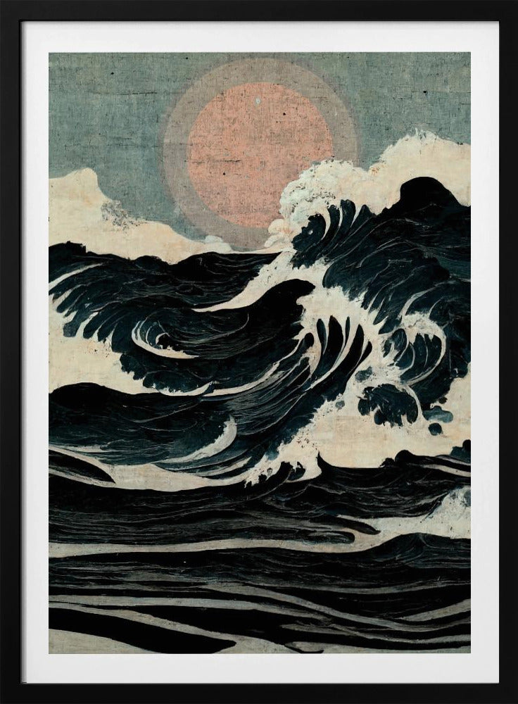 Himmlische Wellenlandschaft | Poster