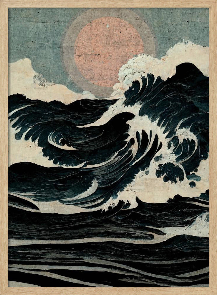 Himmlische Wellenlandschaft | Poster