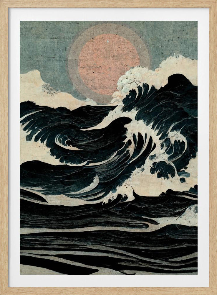 Himmlische Wellenlandschaft | Poster