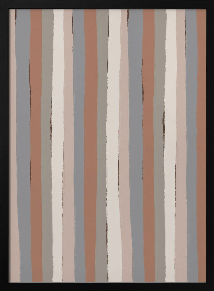 Erdige Streifen | Poster