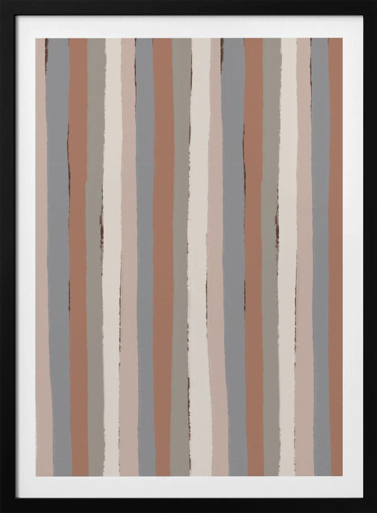 Erdige Streifen | Poster