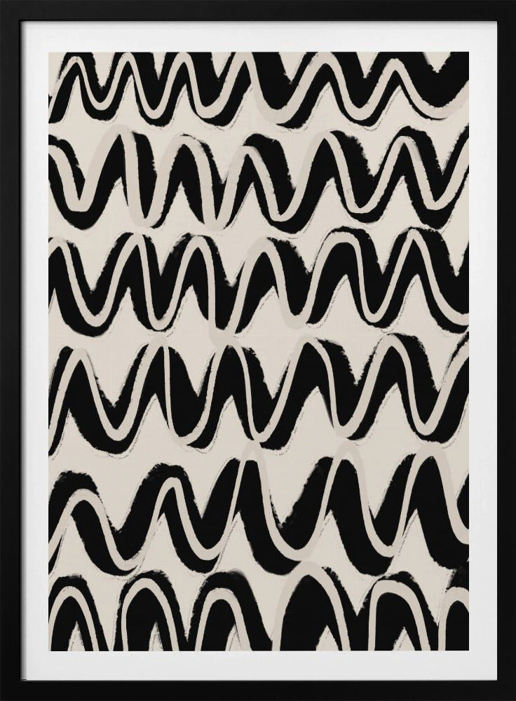 Wellenförmige Echos | Poster