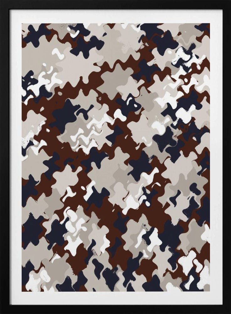 Abstrakte Wellenlandschaft | Poster