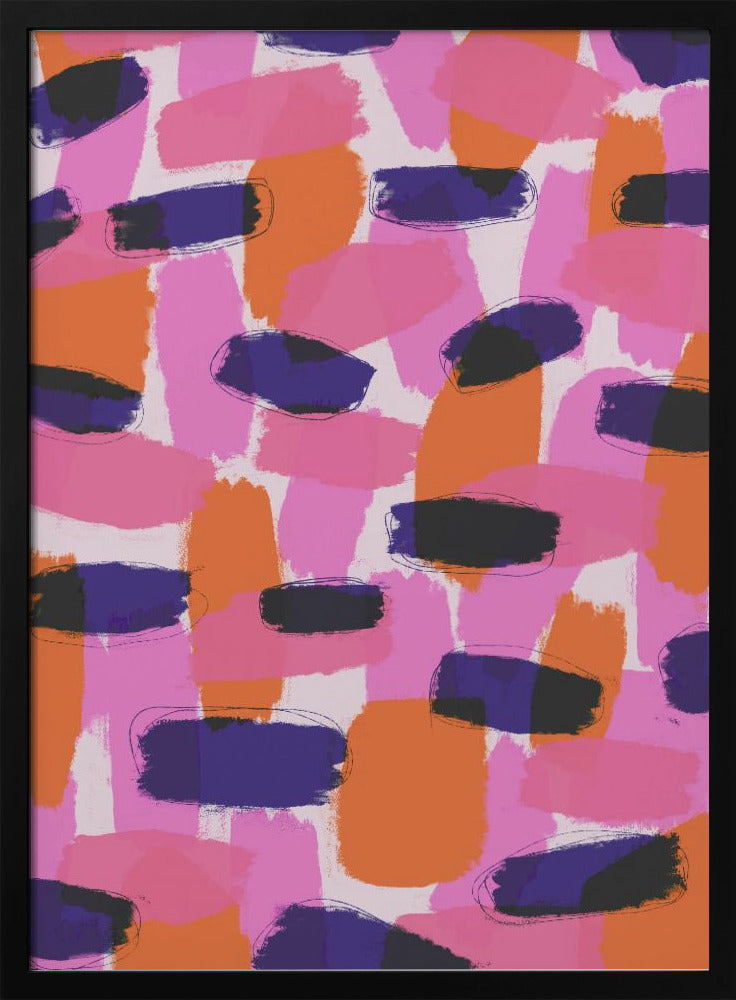 Lebendige Pinselstriche | Poster