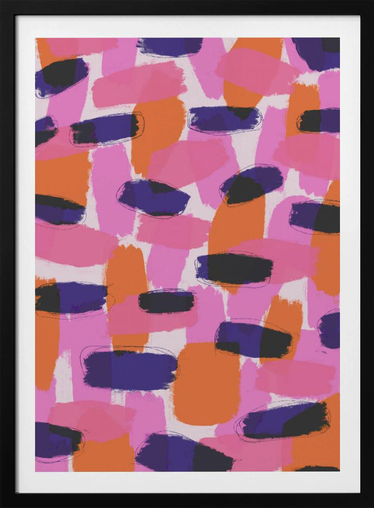 Lebendige Pinselstriche | Poster