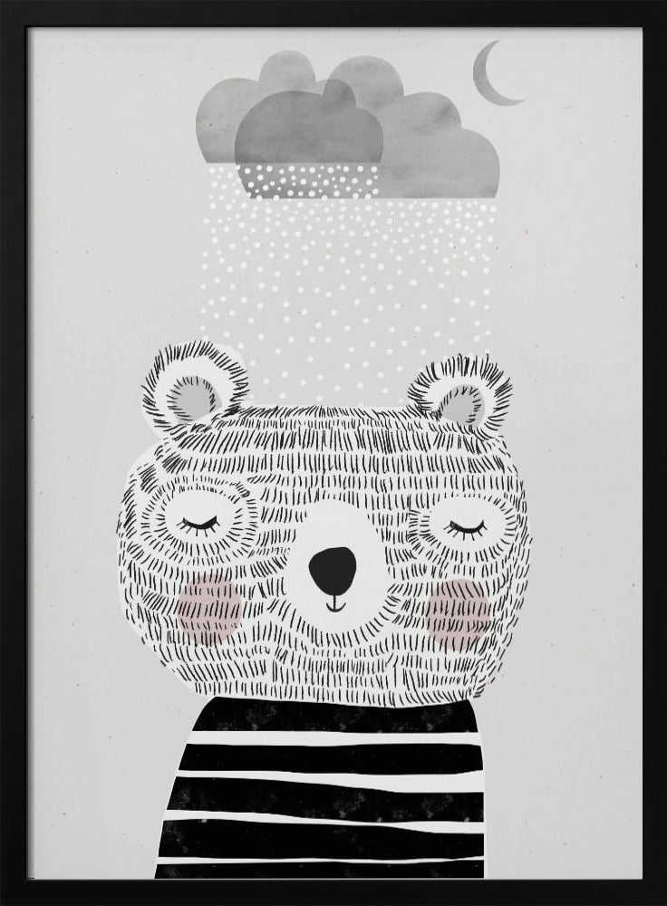 Dreamy Bear Clouds | Poster