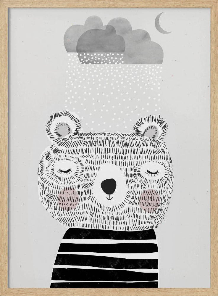 Dreamy Bear Clouds | Poster