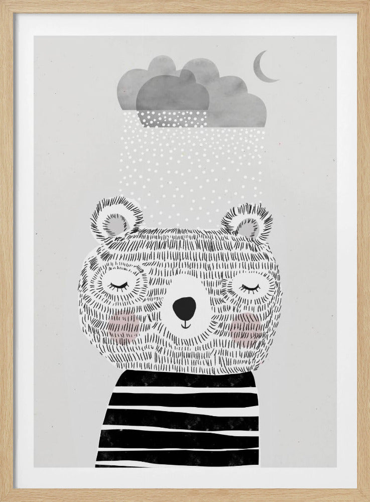 Dreamy Bear Clouds | Poster