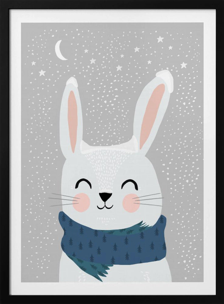 Winterhasenglück | Poster