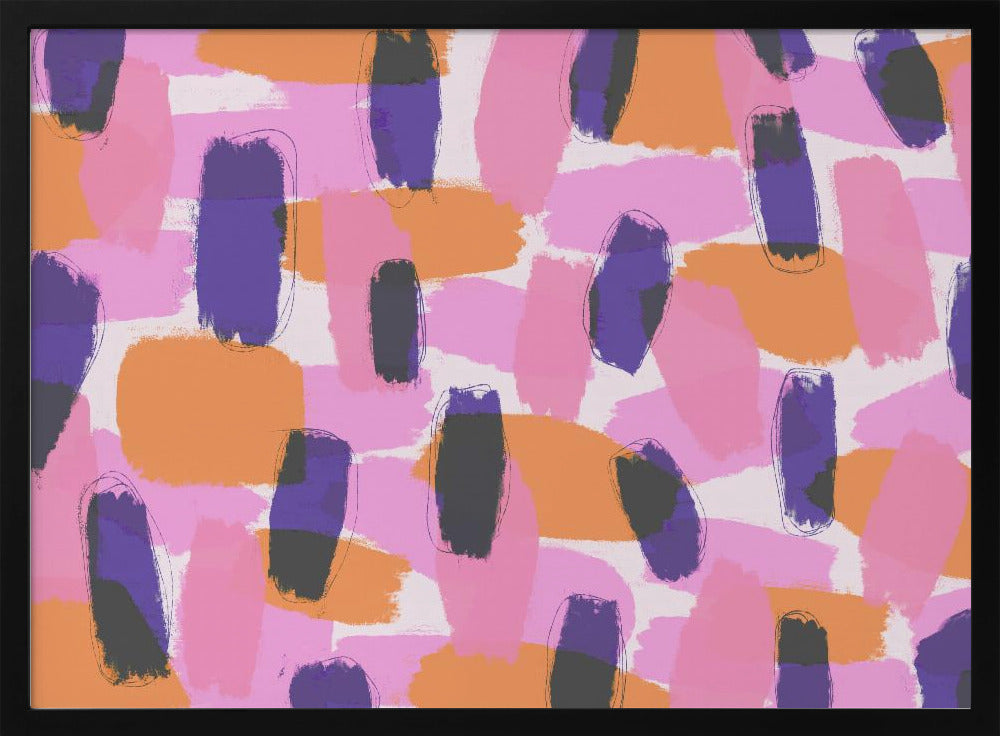 Bold Color Strokes | Poster