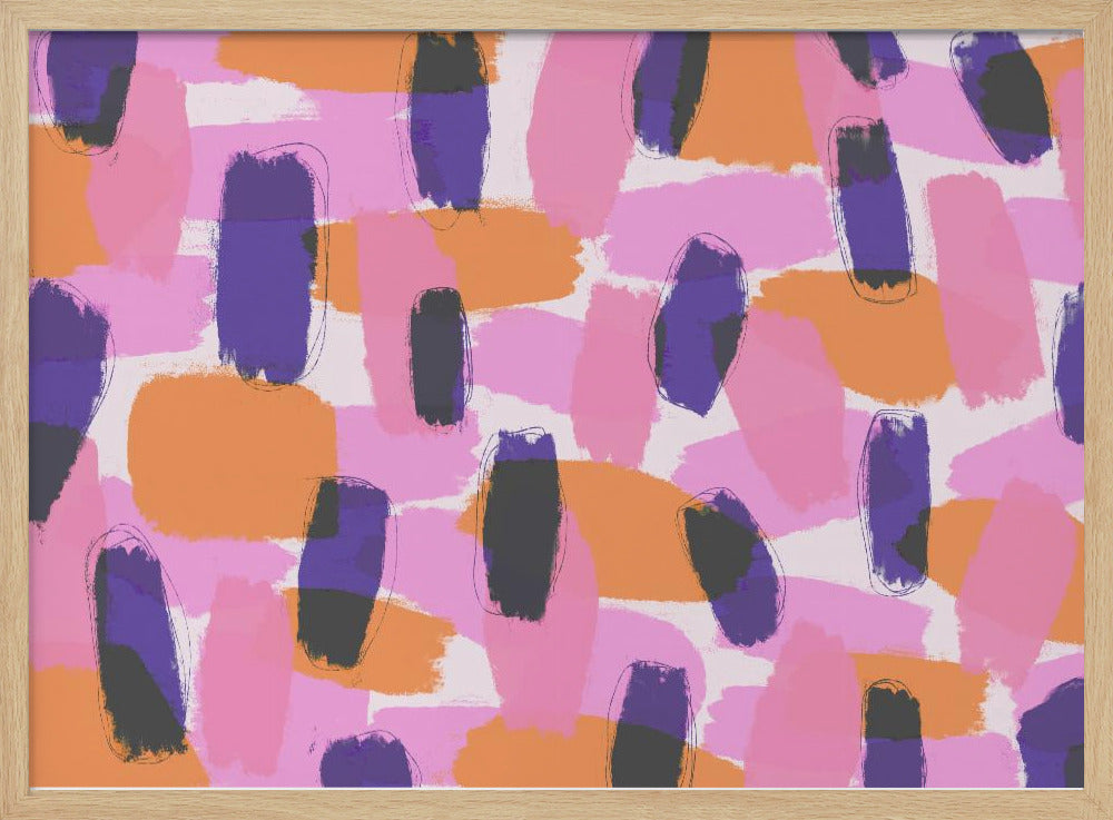 Bold Color Strokes | Poster