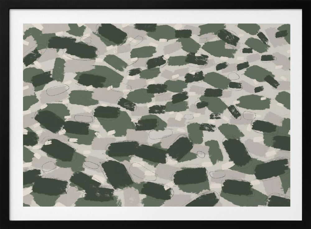 Muted Forest Brush | Poster