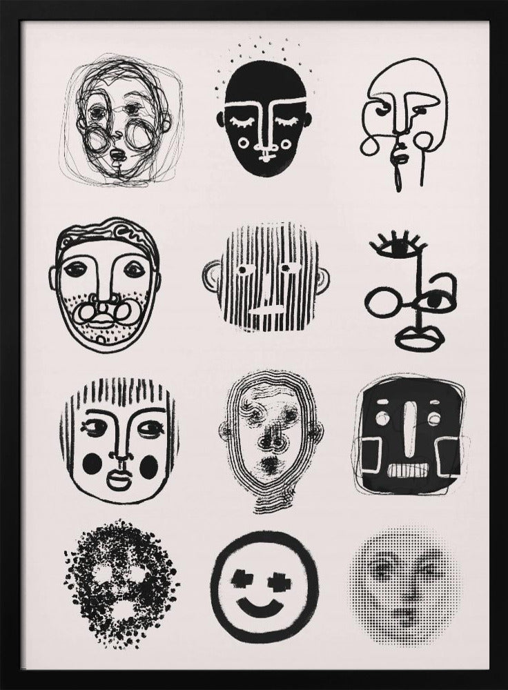 Gesichter der Emotionen | Poster