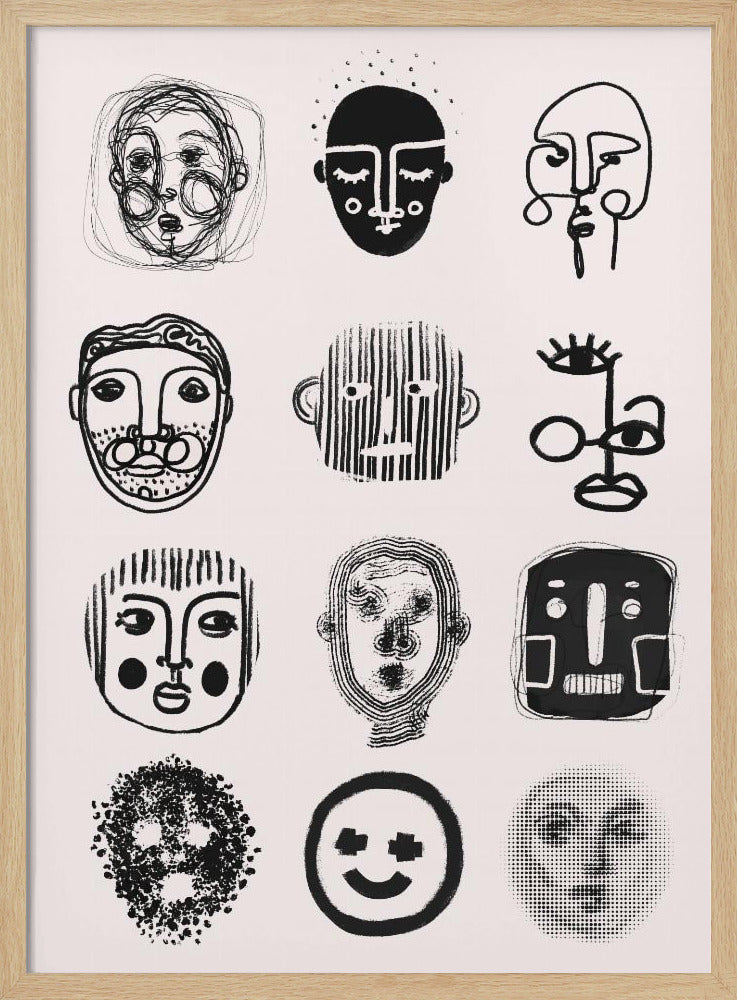 Gesichter der Emotionen | Poster