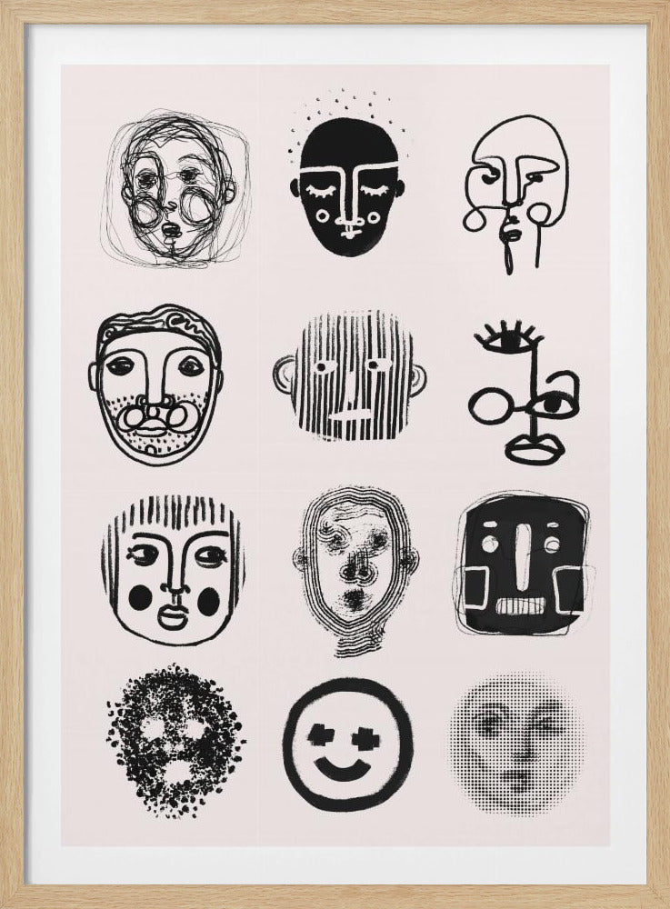 Gesichter der Emotionen | Poster