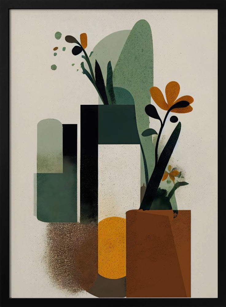 Abstrakter Gartenblick | Poster