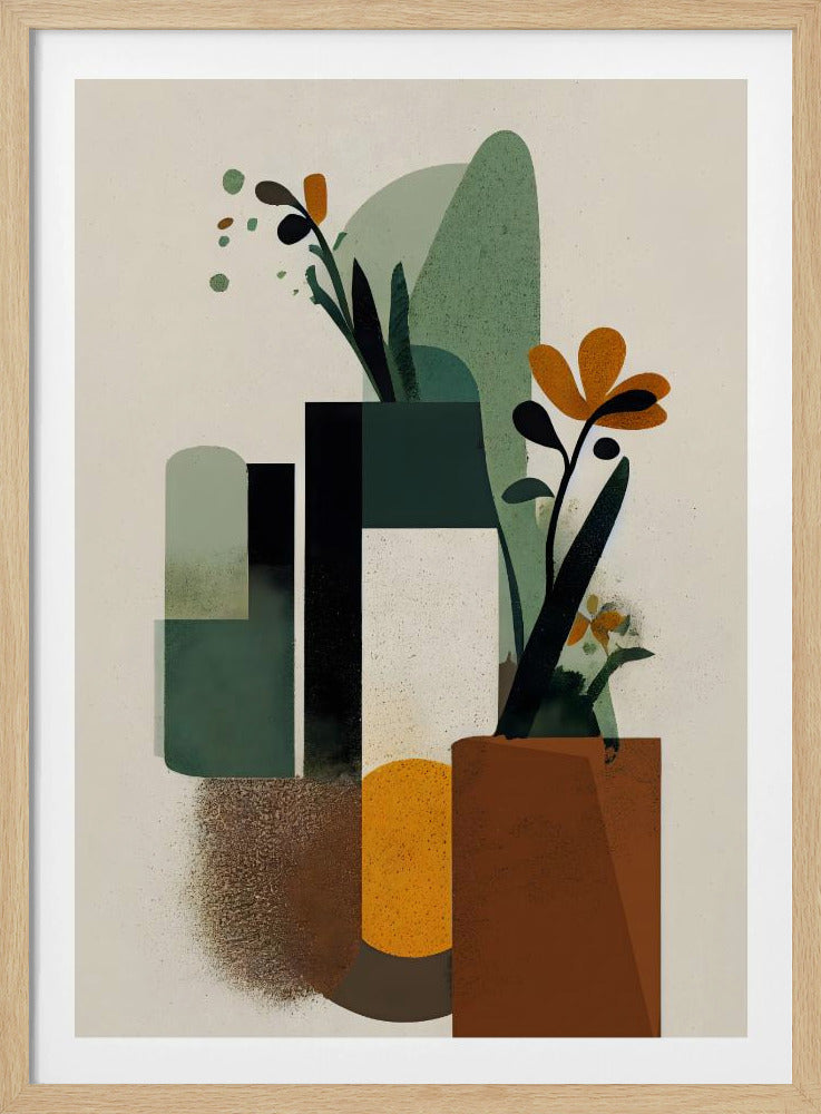 Abstrakter Gartenblick | Poster
