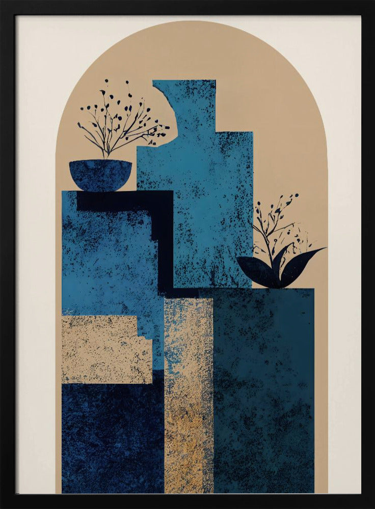 Blaue Vase | Poster