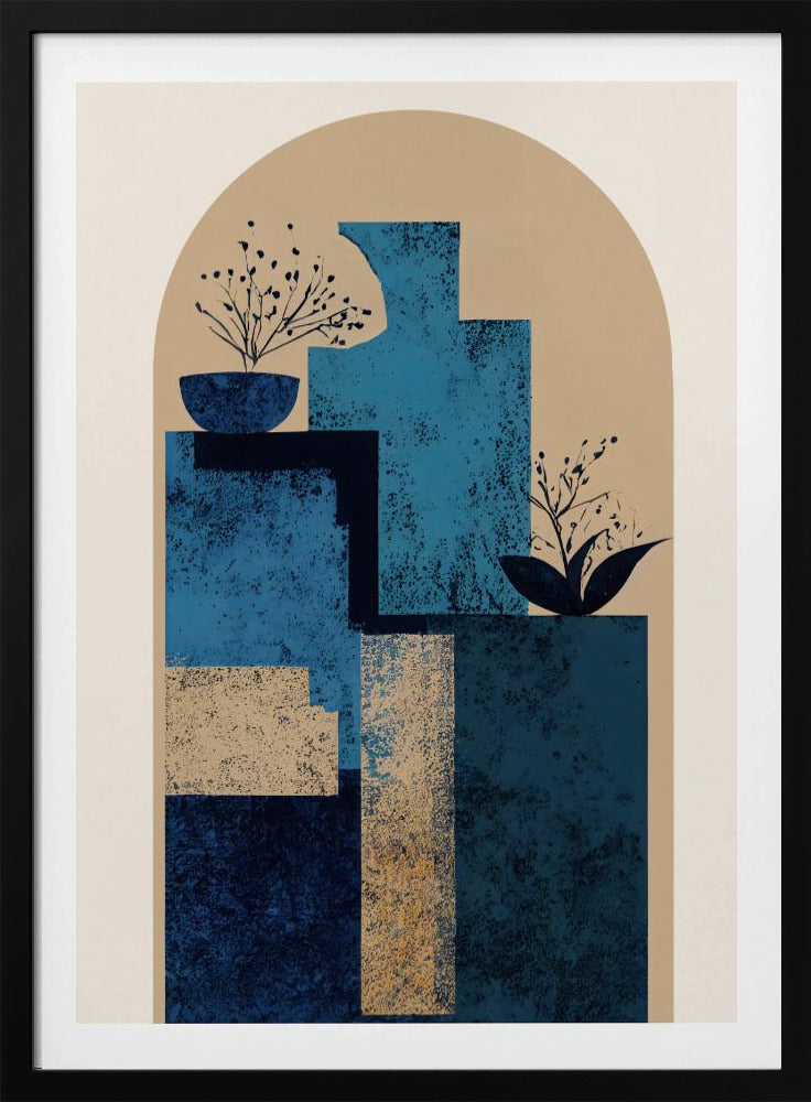 Blaue Vase | Poster