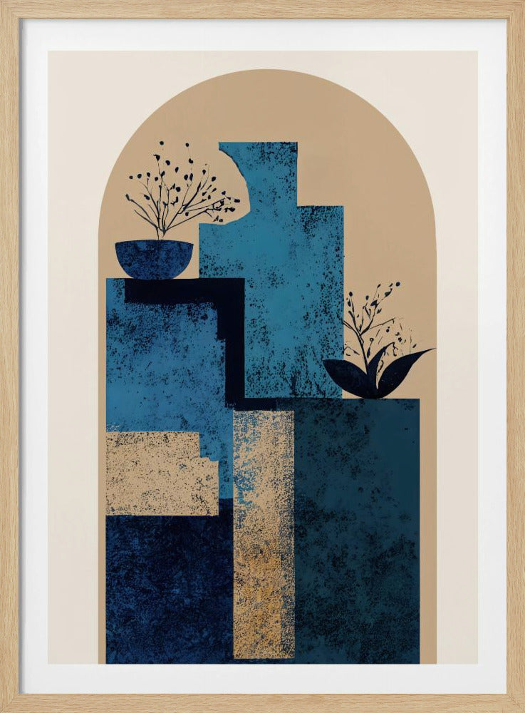 Blaue Vase | Poster