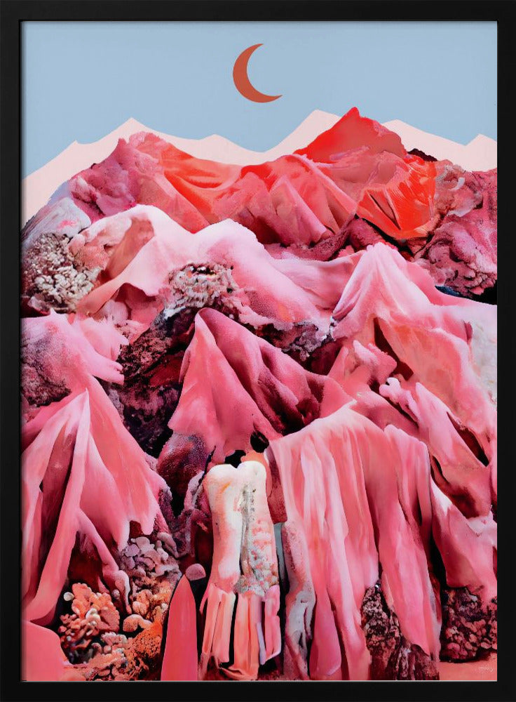 Purpurrote Traumlandschaft | Poster