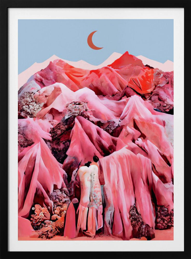 Purpurrote Traumlandschaft | Poster