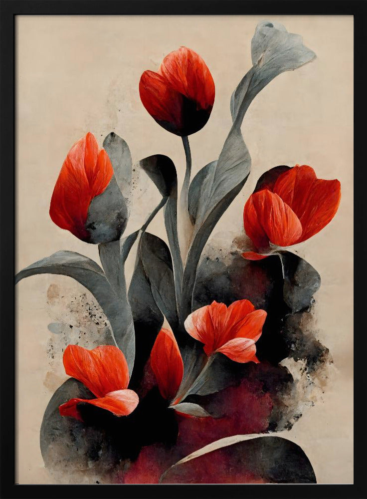 Crimson Blossoms | Poster