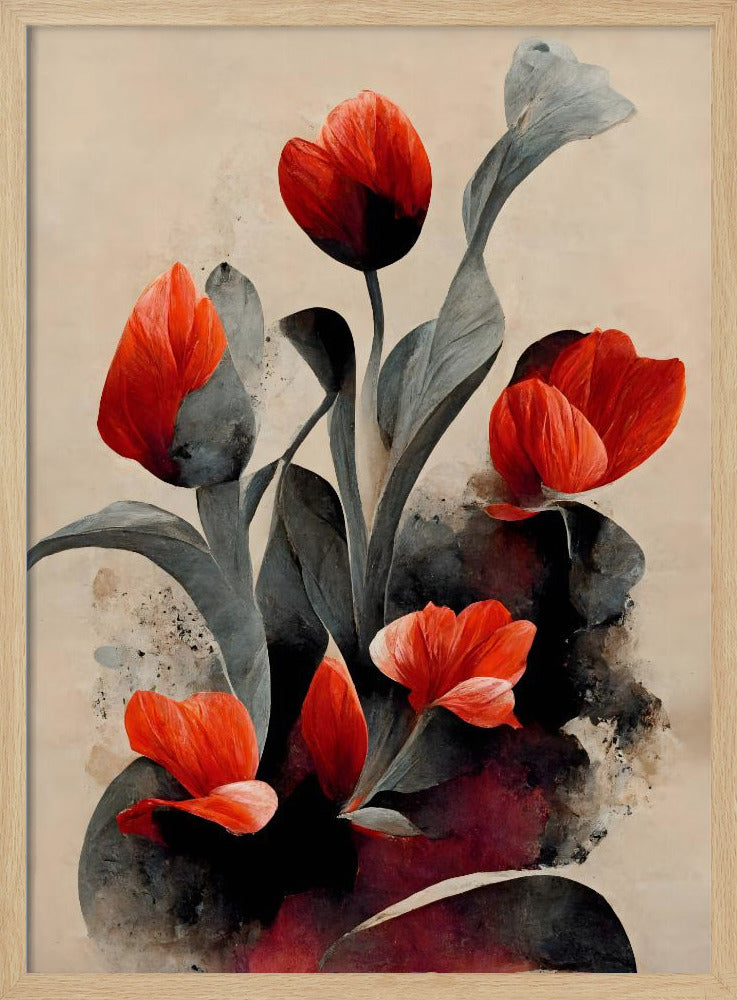 Crimson Blossoms | Poster