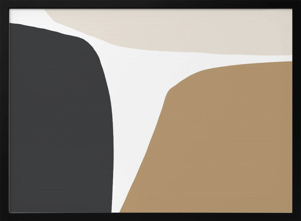 Geometrische Formen in neutralen Tönen | Poster