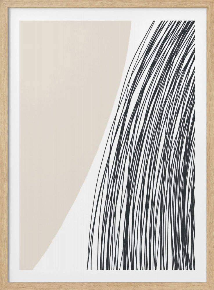 Harmonie geschwungener Linien | Poster