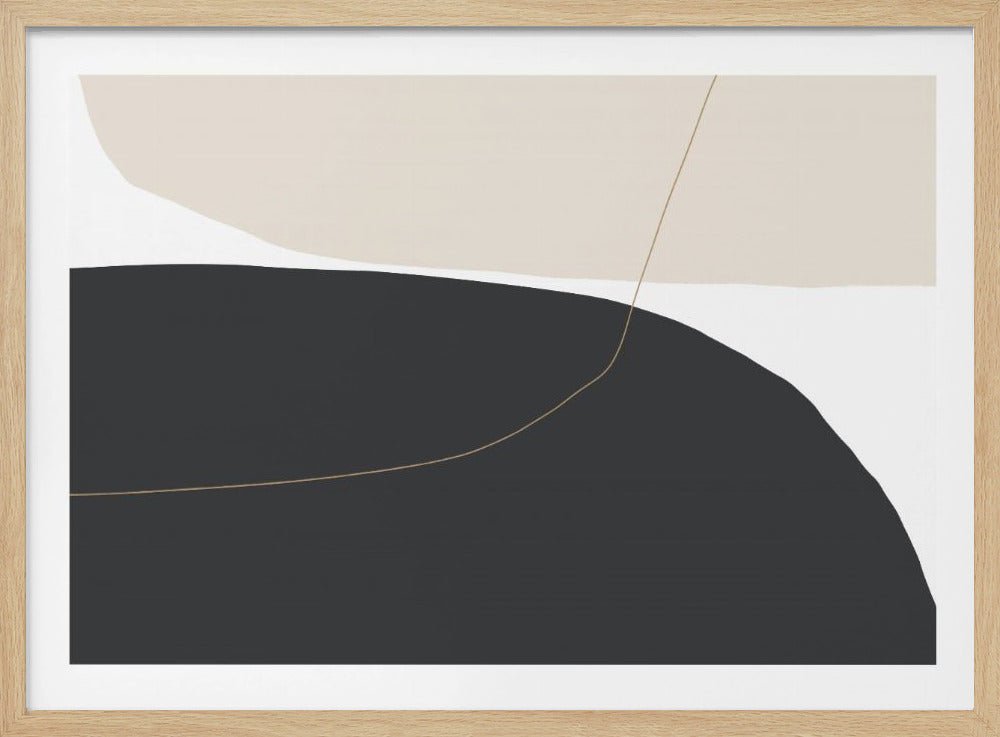 Gebogene Trennlinie | Poster