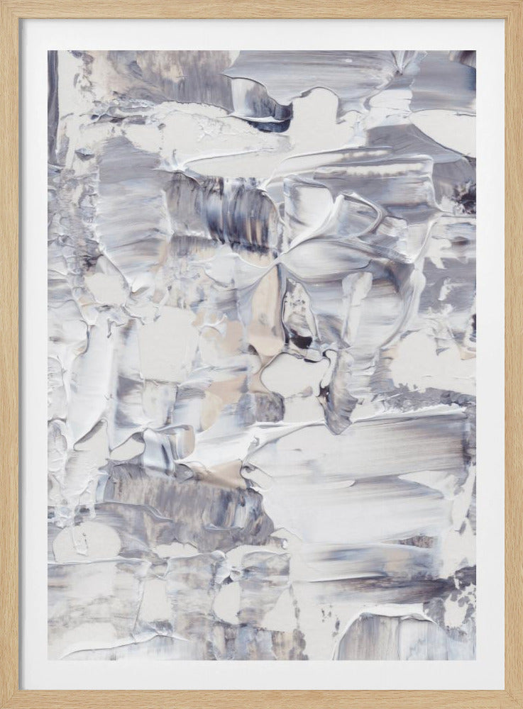 Strukturierte Leinwand im Impasto-Stil | Poster
