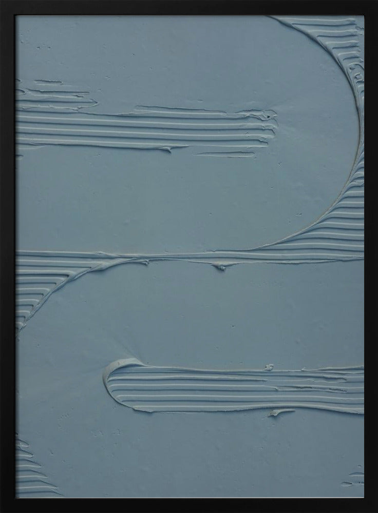 Schlammtextur 12 Blau | Poster