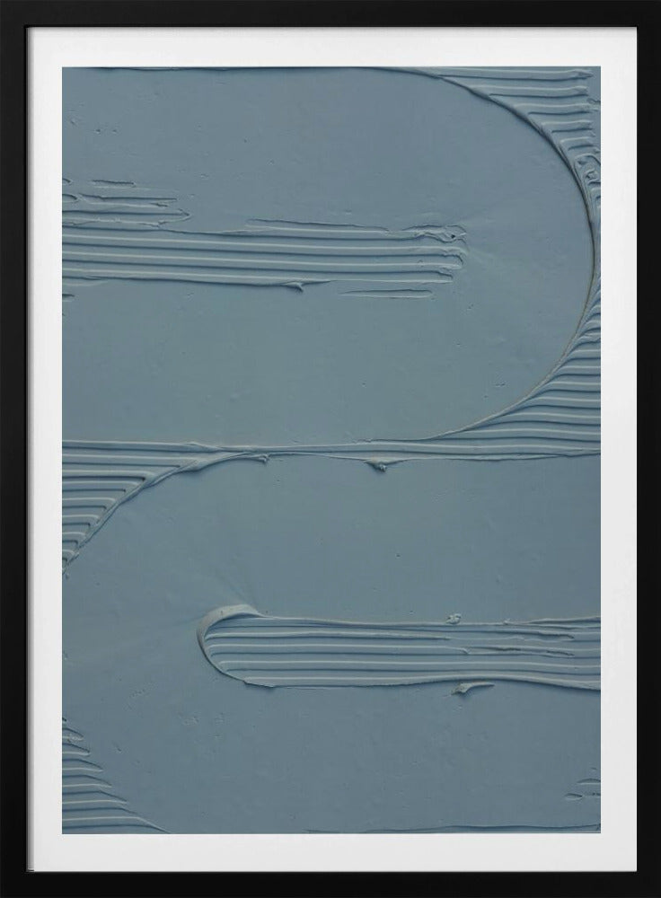 Schlammtextur 12 Blau | Poster