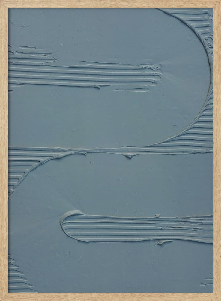 Schlammtextur 12 Blau | Poster