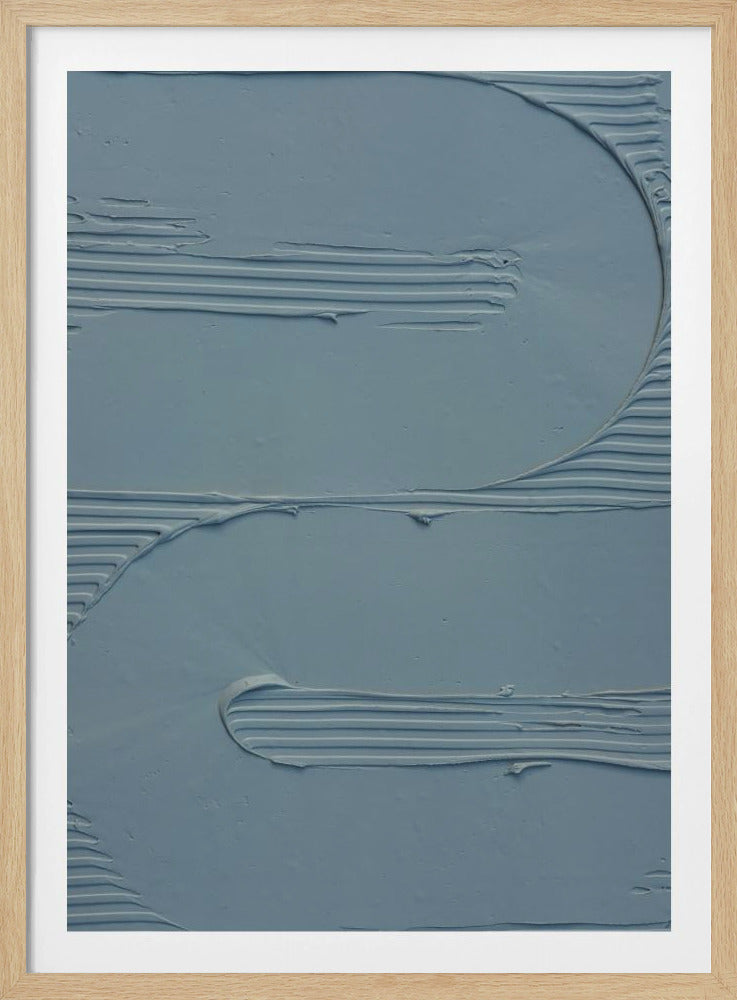 Schlammtextur 12 Blau | Poster