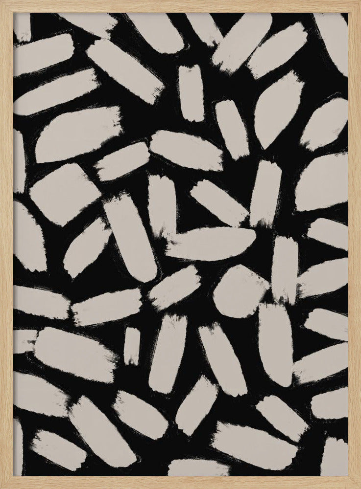 Pinselstrich-Chaos | Poster