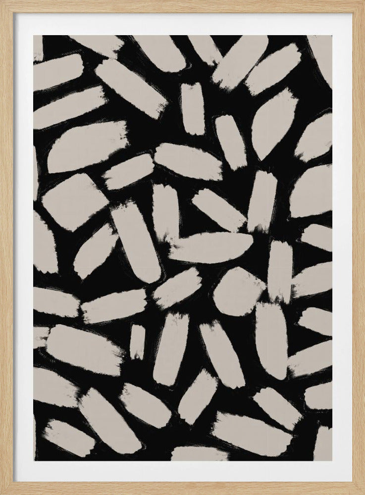 Pinselstrich-Chaos | Poster