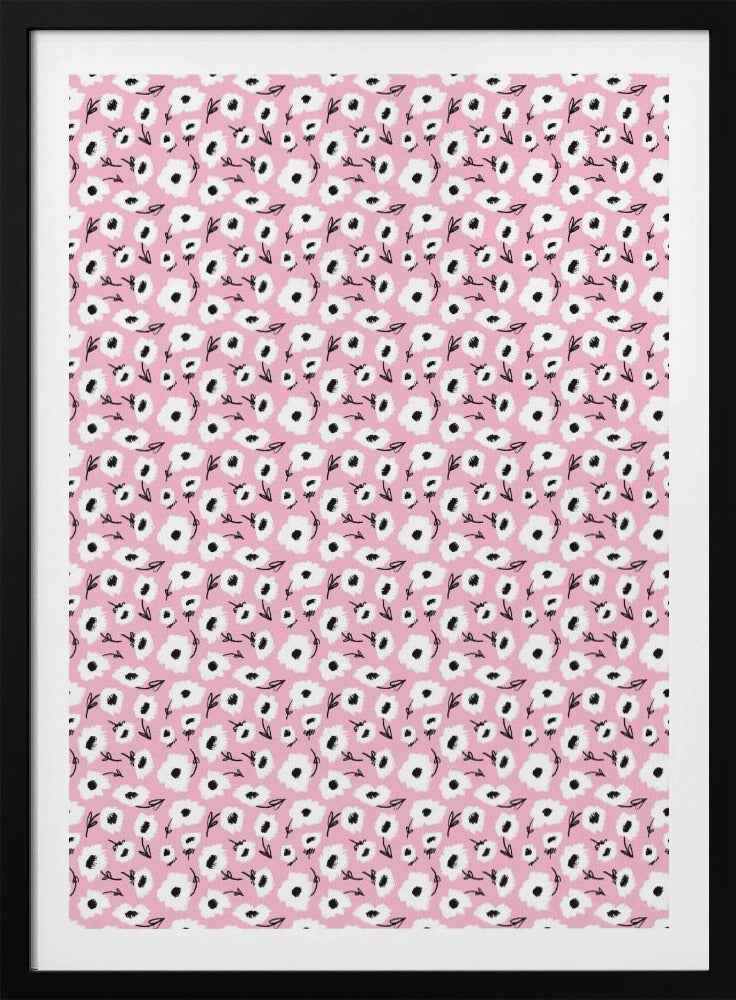 Rosa Blütenblatt Harmonie | Poster
