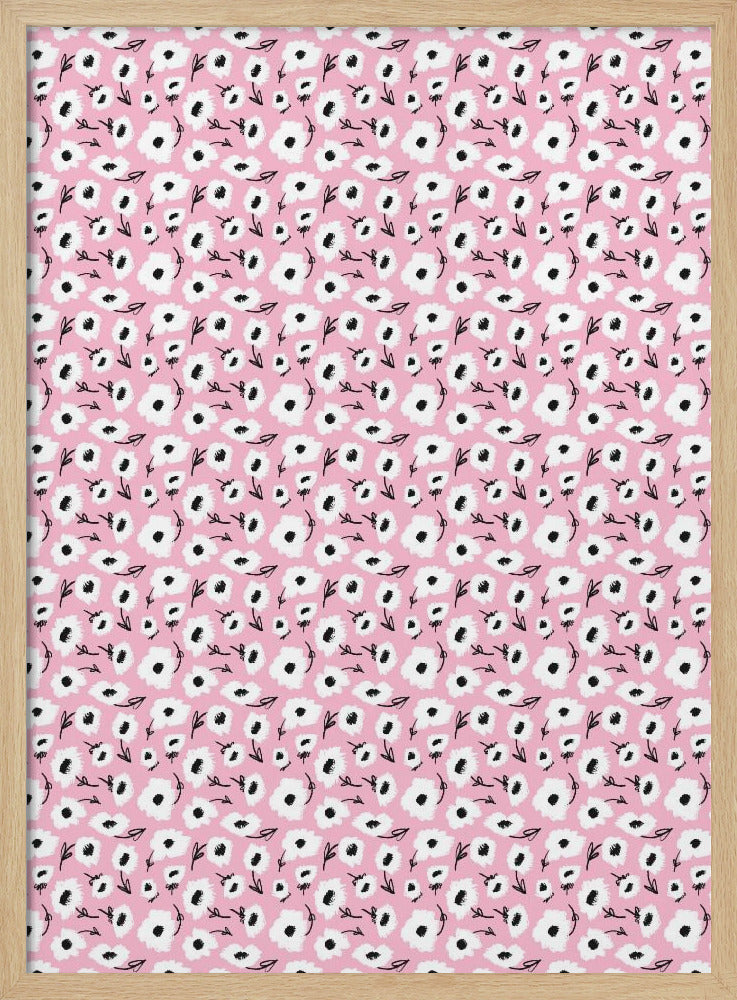 Rosa Blütenblatt Harmonie | Poster