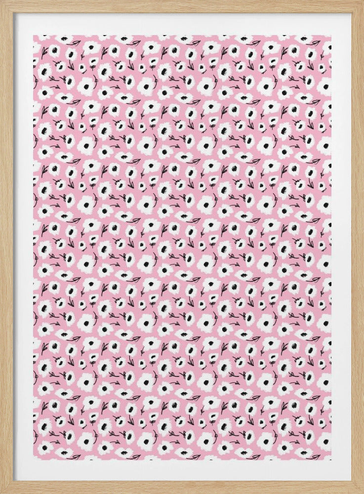 Rosa Blütenblatt Harmonie | Poster