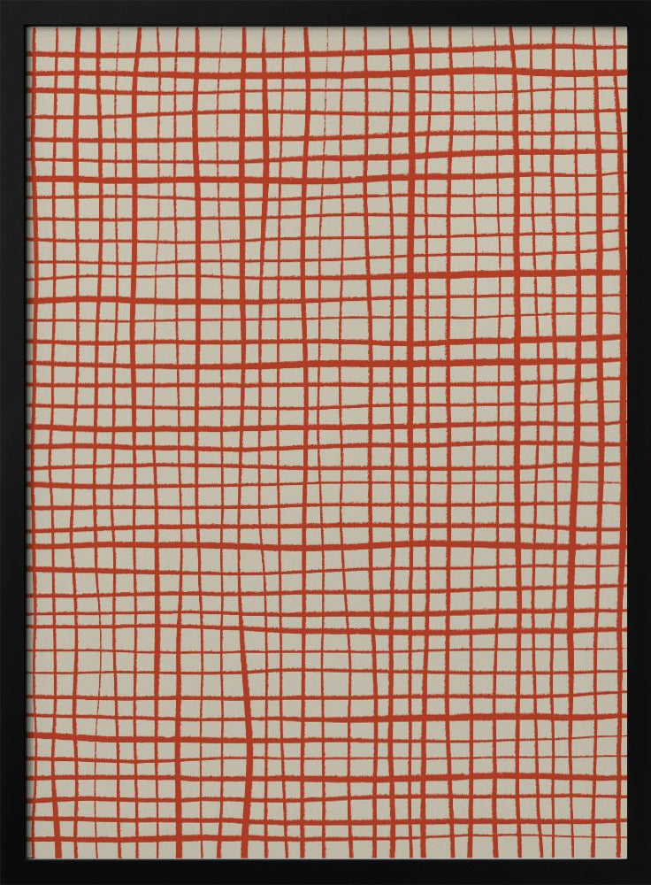 Rote Gitterharmonie | Poster