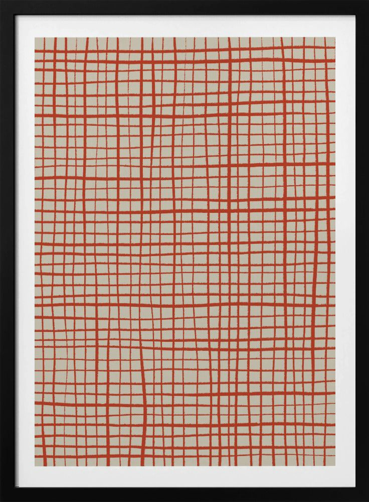 Rote Gitterharmonie | Poster