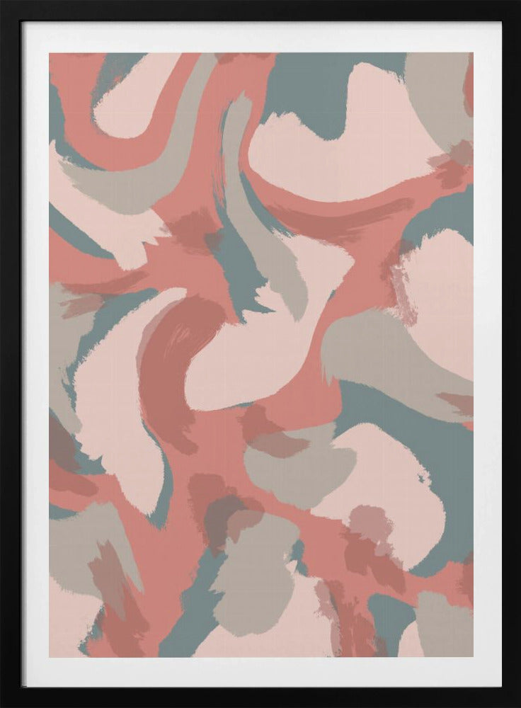 Tanz in sanften Farbtönen | Poster