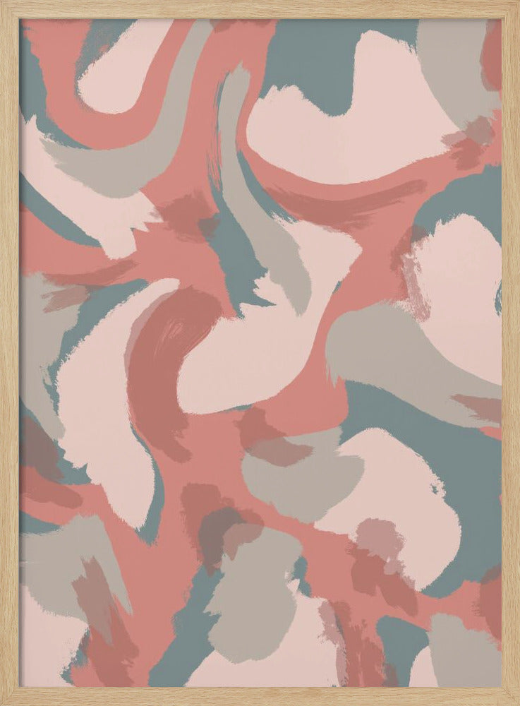 Tanz in sanften Farbtönen | Poster