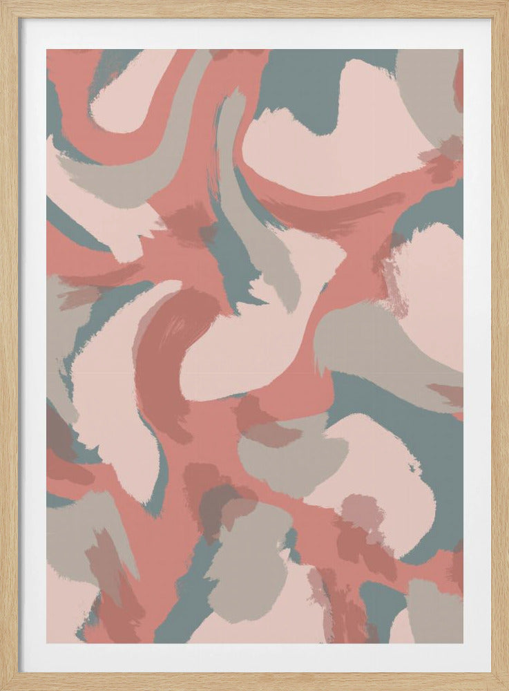 Tanz in sanften Farbtönen | Poster