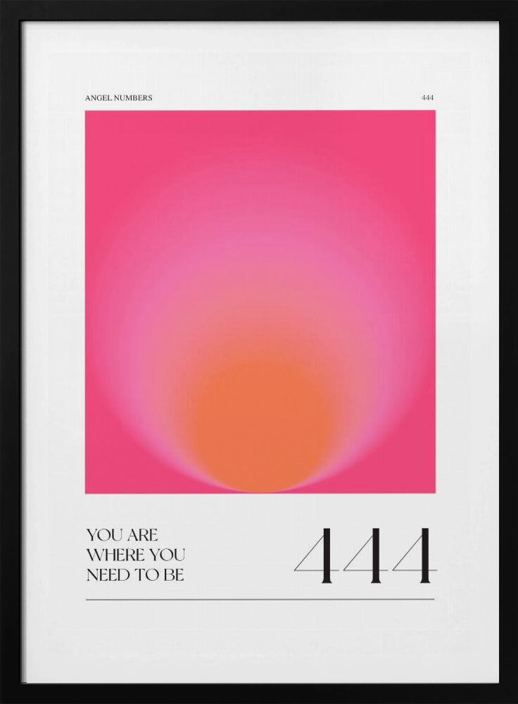 Farbverlauf mit Rosa- und Orangetönen | Poster
