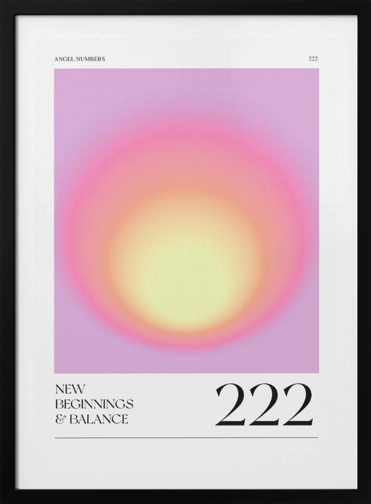 Farbverlauf mit sanften Rosa- und Gelbtönen | Poster