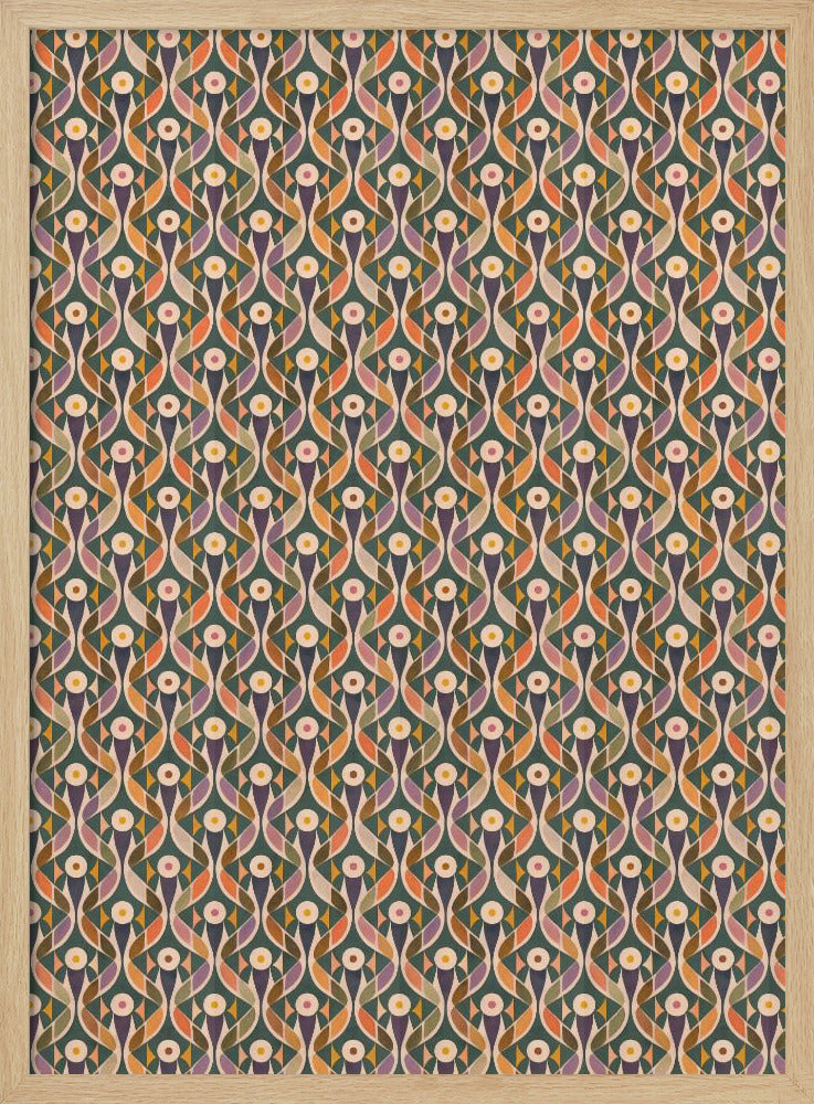 Geometrische Blüte | Poster