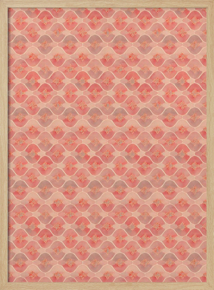 Pfirsichfarbene Wellen | Poster
